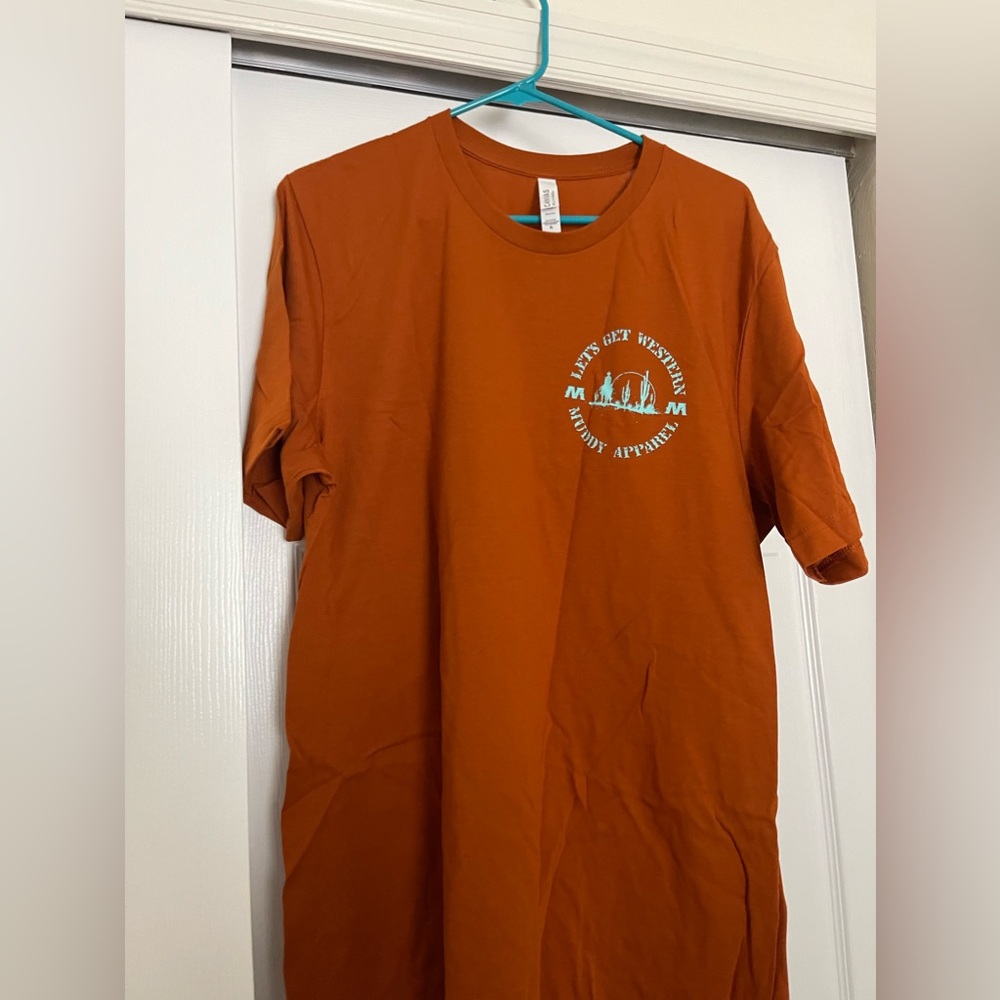 Let’s Get Western Blood Orange Muddy Apparel Tee